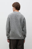 Norse Projects Donegal Square Sweater – Grey Melange