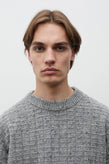 Norse Projects Donegal Square Sweater – Grey Melange