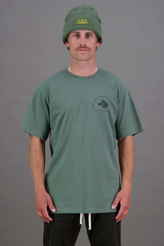 Just Another Fisherman Dory Sketch Tee - Green