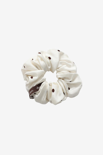 Dear Dylan Silk Scrunchie - Polka Dot