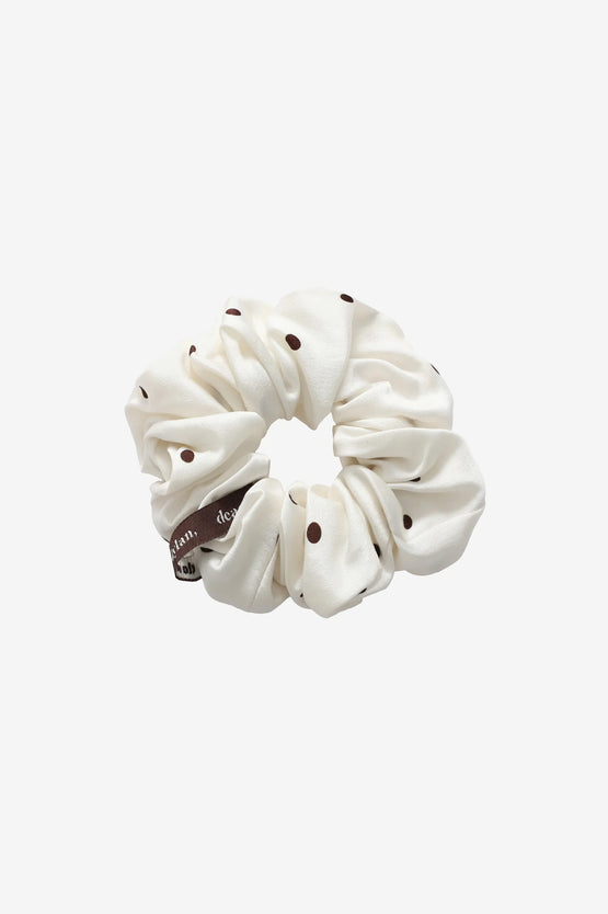 Dear Dylan Silk Scrunchie - Polka Dot