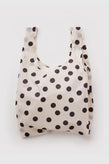 Baggu Standard Bag - Cream Black Polka Dot