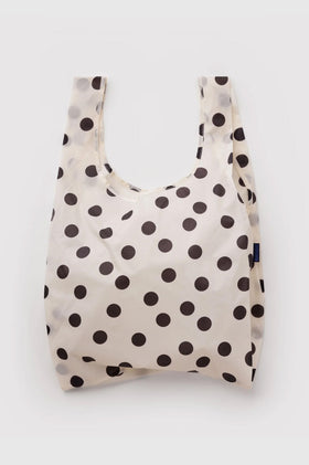 Baggu Standard Bag - Cream Black Polka Dot