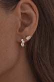 By Charlotte Dream Lover Heart Stud Earrings - Gold