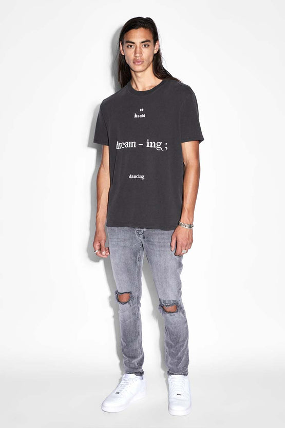 Ksubi Dreaming Kash SS Tee - Faded Black