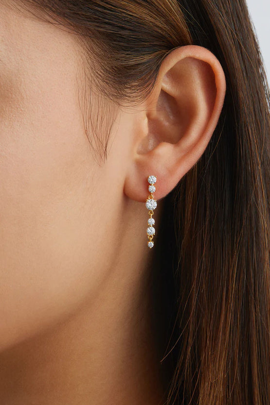 By Charlotte Forever Yours Drop Earrings - Gold