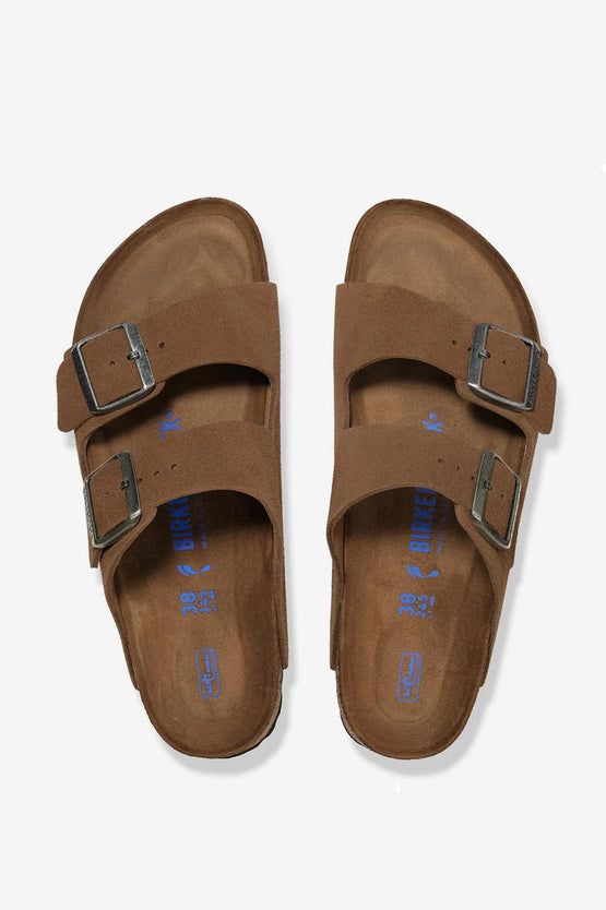 Birkenstock Arizona SFB Suede - Dark Tea