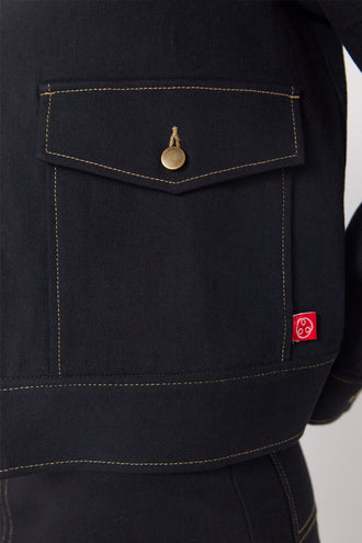 Sylvester Denim Duplex Jacket - Black