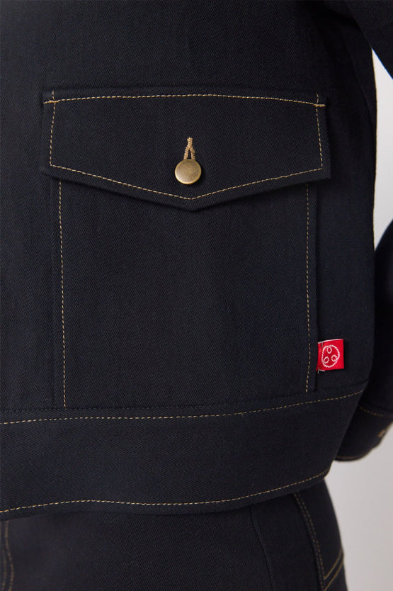 Sylvester Denim Duplex Jacket - Black