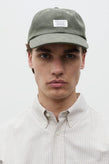 Norse Projects Bull Twill Denim 6-Panel Cap – Dusty Olive