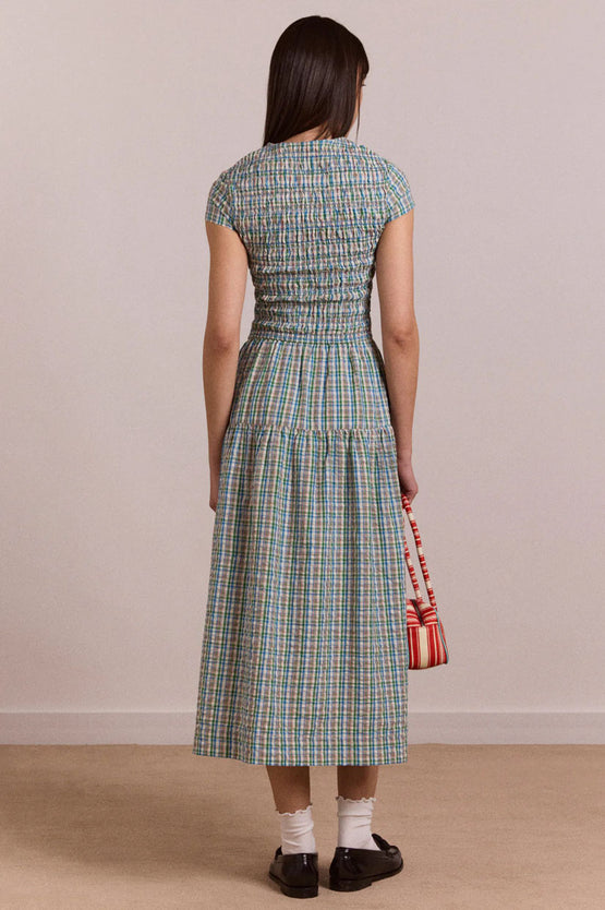 Damson Madder Ebba Midi - Picnic Check