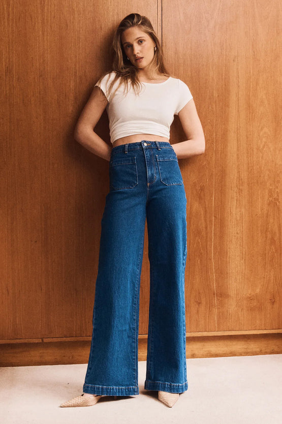 Rollas Sailor Jean - Eco Ruby Blue