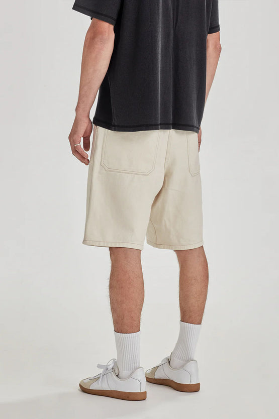Commoners Mens Carpenter Short - Ecru