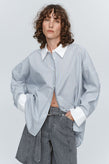 Marle Edie Shirt - Bleu Stripe