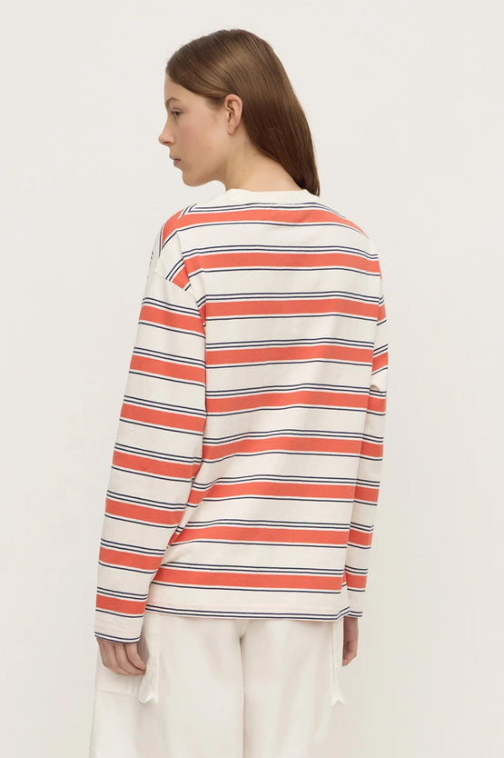 Assembly Eliana LS Tee - Dahlia Stripe