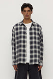 Assembly Elio Japanese Check Shirt - Navy