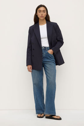 Assembly Ellen Double Breasted Blazer - Navy
