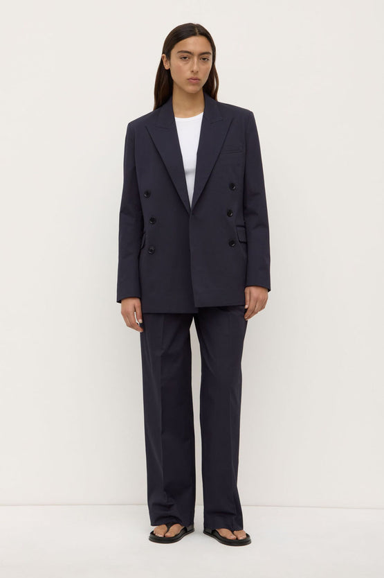 Assembly Ellen Double Breasted Blazer - Navy