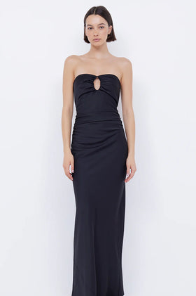 Bec & Bridge Emilia Strapless Dress - Black