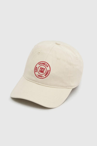 Camilla and Marc Westley Emb Logo Cap - White/Red