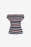 Ruby Emma Knit Top - Burgundy Blue
