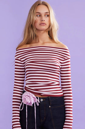 Ruby Emma LS - Burgundy Pink