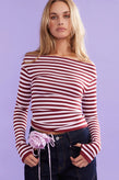 Ruby Emma LS - Burgundy Pink