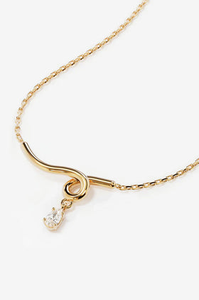 By Charlotte Entwined With You Necklace - Gold