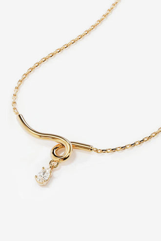 By Charlotte Entwined With You Necklace - Gold