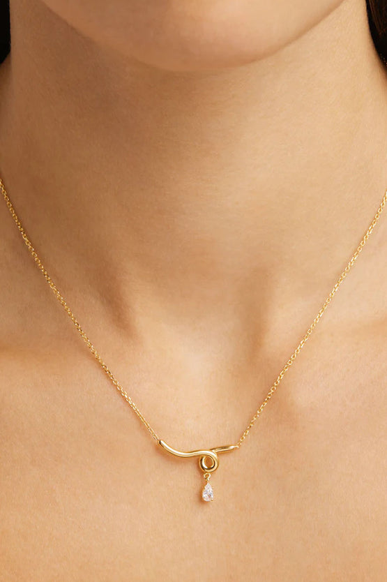 By Charlotte Entwined With You Necklace - Gold