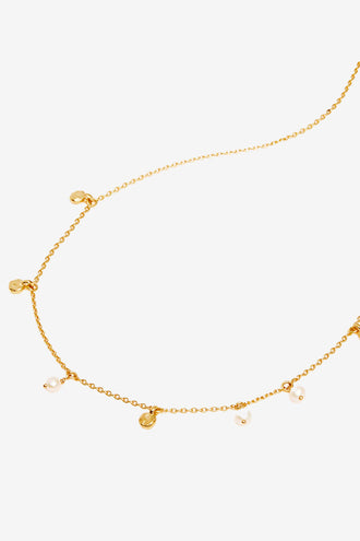 By Charlotte Endless Grace Pearl Choker - Gold