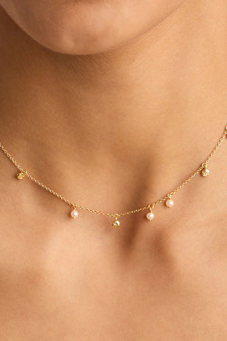 By Charlotte Endless Grace Pearl Choker - Gold