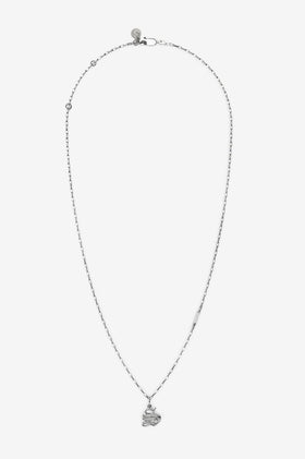 Stolen Girlfriends Club Old English Necklace - Silver