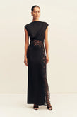 Shona Joy Eniko Lace Maxi - Black