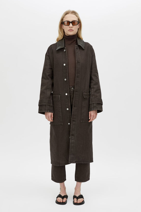 Camilla and Marc Enzo Denim Coat - Espresso