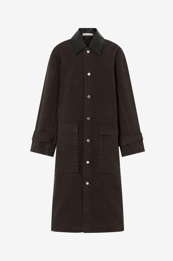 Camilla and Marc Enzo Denim Coat - Espresso