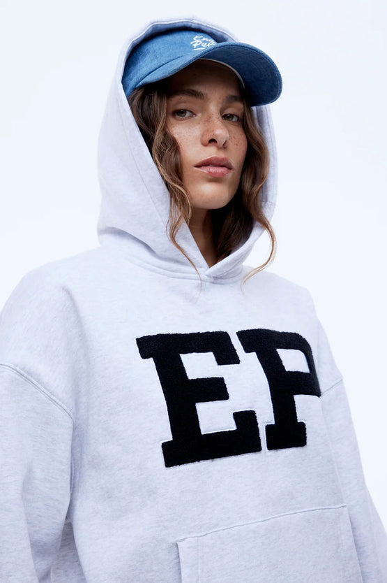 Ena Pelly EP Hoodie - White Marle