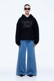 Ena Pelly Cassie EP Boucle Hoodie - Black