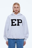 Ena Pelly Cassie EP Boucle Hoodie - Grey