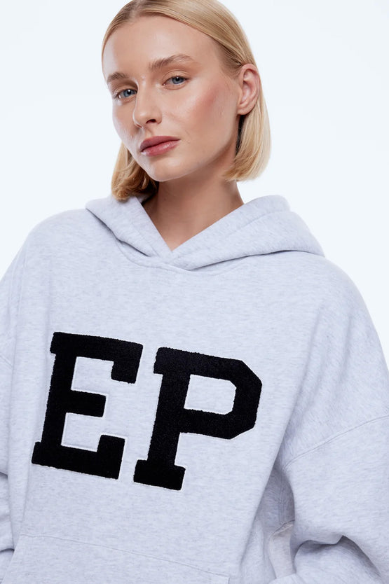 Ena Pelly Cassie EP Boucle Hoodie - Grey