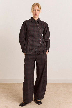 Damson Madder Erika Jeans - Sirius Check