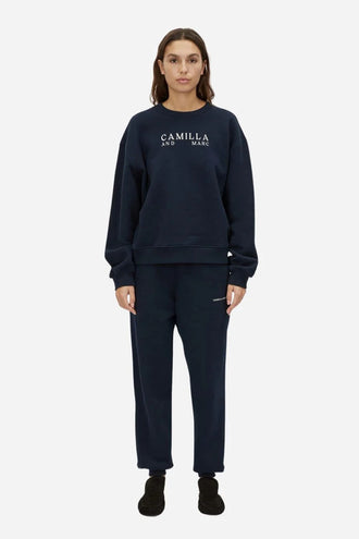 Camilla and Marc Era Graphic Sweater - Navy