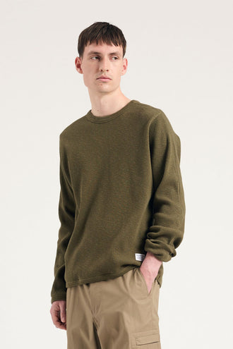 Norse Projects Eske Military Rib LS - Olive