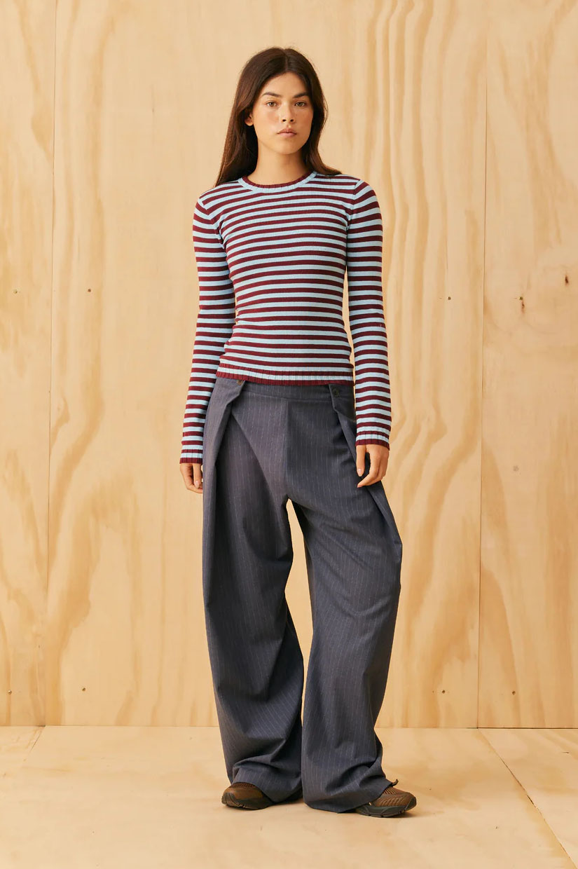 Ruby Esme LS - Burgundy Aqua