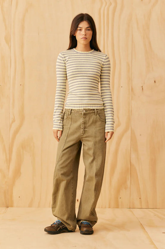 Ruby Esme LS - Grey Marle Butter