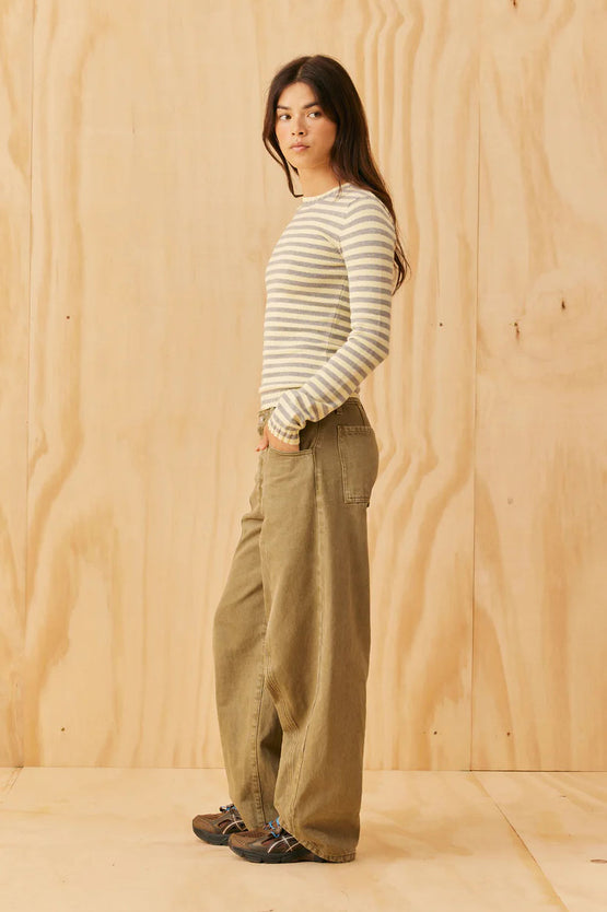 Ruby Esme LS - Grey Marle Butter