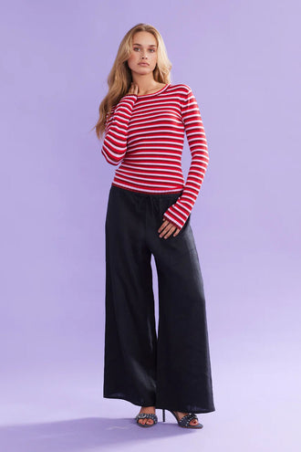 Ruby Esme LS - Burgundy Red Lilac