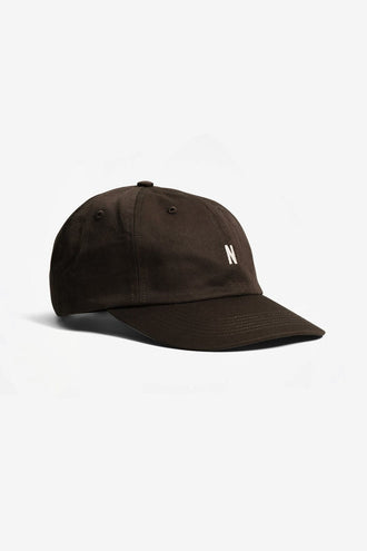 Norse Projects Twill Sports Cap - Espresso