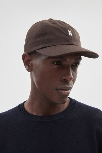 Norse Projects Twill Sports Cap - Espresso