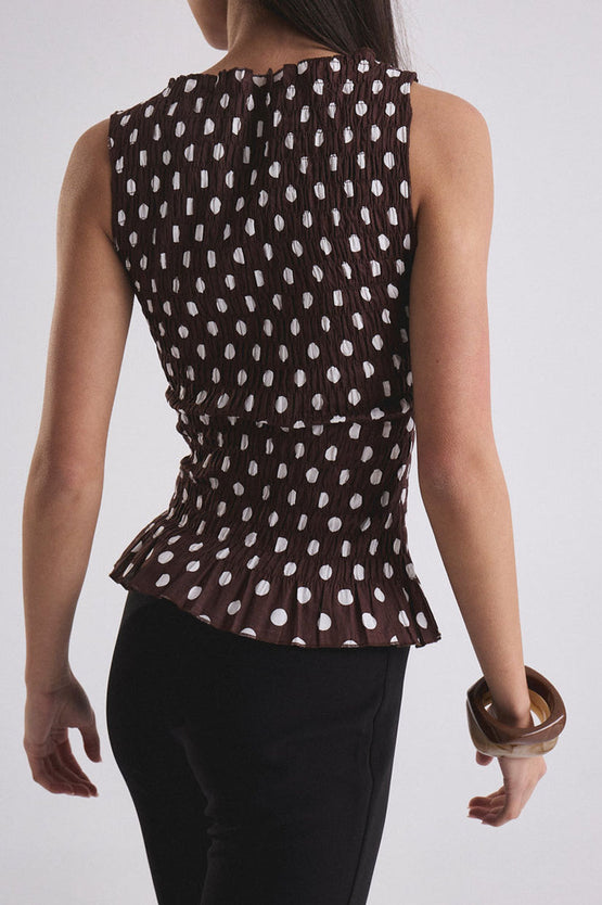 Gracious Luna Tank - Espresso